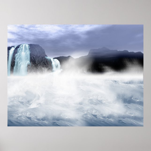 Affiche Tempête océanique (Devant)
