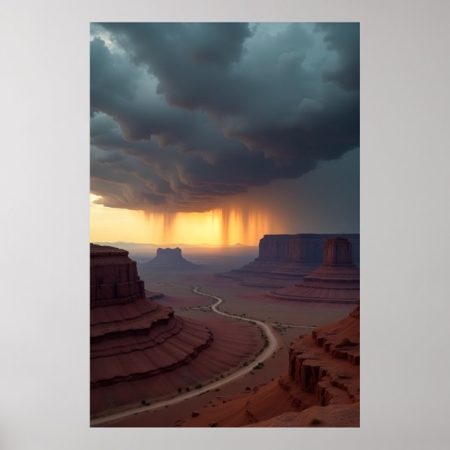 Affiche Tempête sur le plateau (Devant)