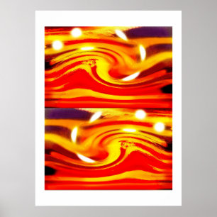 Affiche Tempête sur une étoile lointaine art