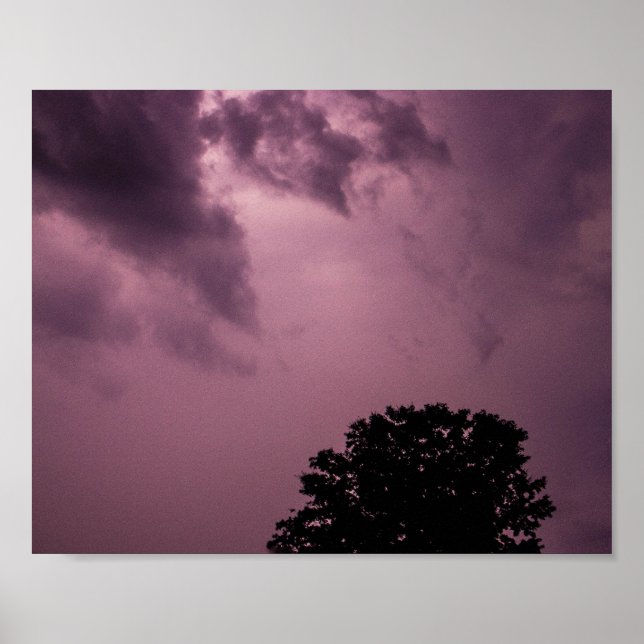 Affiche Tempête violette (Devant)