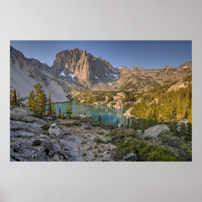Affiche Temple Crag et Second Lake (Devant)