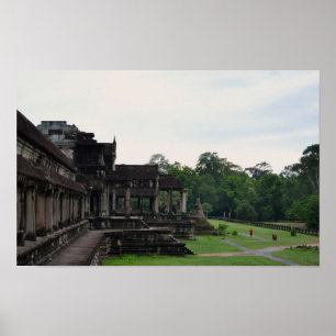 Affiche Temple d'Angkor Vat, Cambodge - Photographie de vo