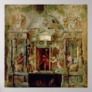 Affiche Temple de Janus, années 1630