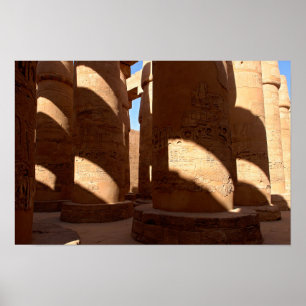 Affiche Temple de Karnak - Louxor, Égypte