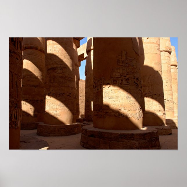 Affiche Temple de Karnak - Louxor, Égypte (Devant)
