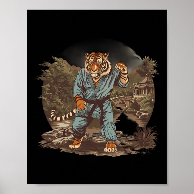 Affiche Temple de la pagode du tigre de kickboxing arts ma (Devant)