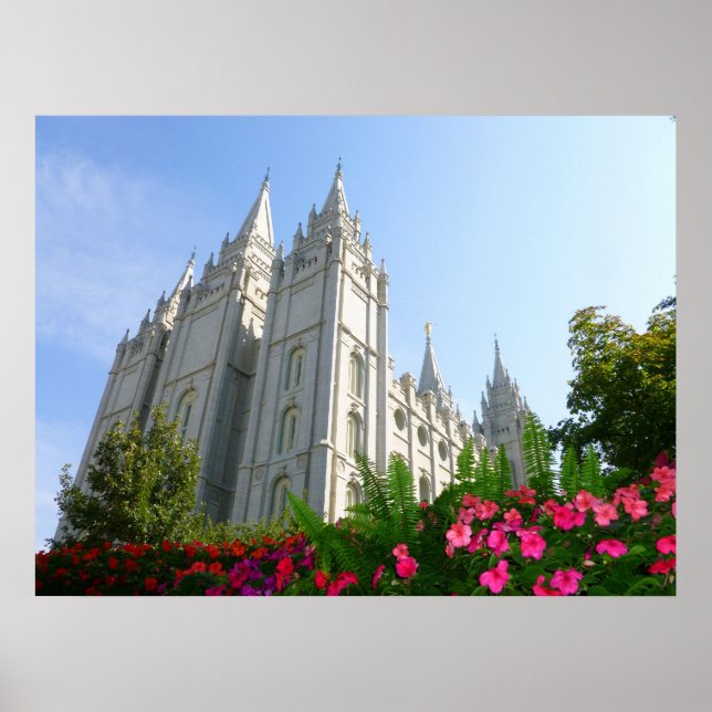 Affiche Temple de Mormon (Devant)