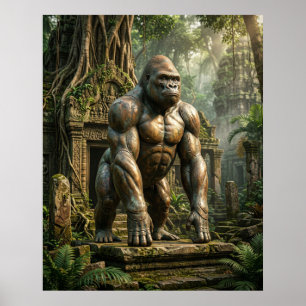 Affiche Temple du Gorille de Bronze