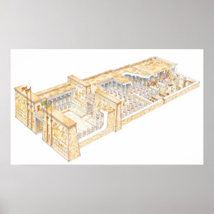 Affiche Temple égyptien