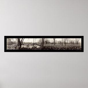 Affiche Temple maçonnique Detroit Photo 1920