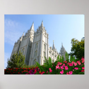 Affiche Temple mormon