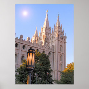 Affiche Temple mormon de Salt Lake