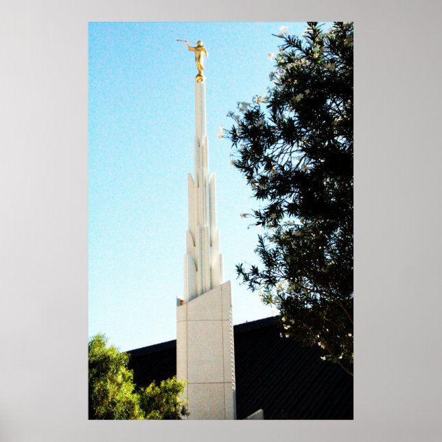 Affiche temple mormon lds las vegas nv (Devant)