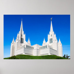 Affiche Temple San Diego LDS