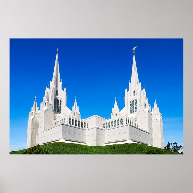 Affiche Temple San Diego LDS (Devant)