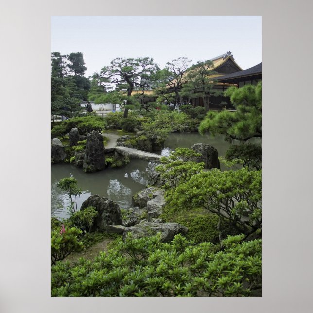 AFFICHE TEMPLE ZEN GINKAKU-JI (Devant)