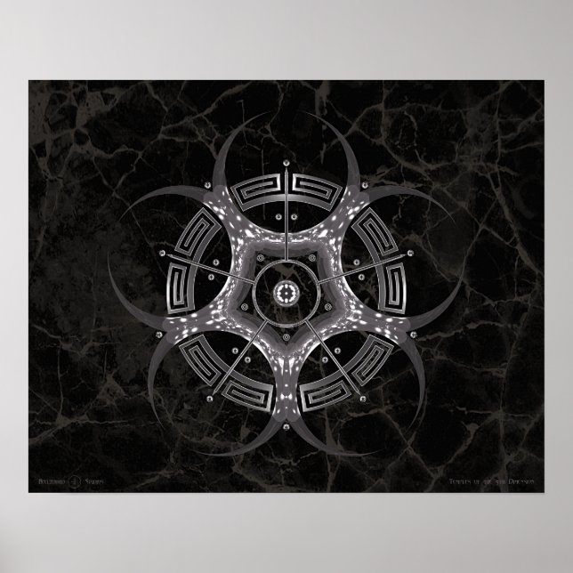 Affiche Temples de la 5ème dimension (Devant)