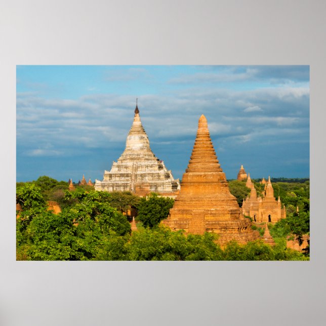Affiche Temples et pagodes antiques | Bagan (Devant)