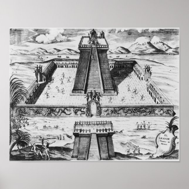Affiche Templo Mayor at Tenochtitlan (Devant)