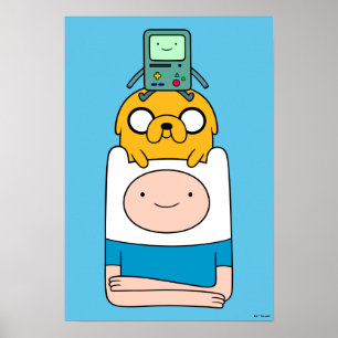 Affiche Temps d'aventure   BMO, Jake & Finn