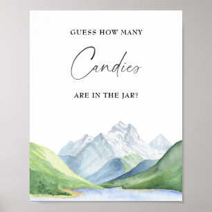 Affiche Temps d'aventure ! Devinez combien de bonbons Post