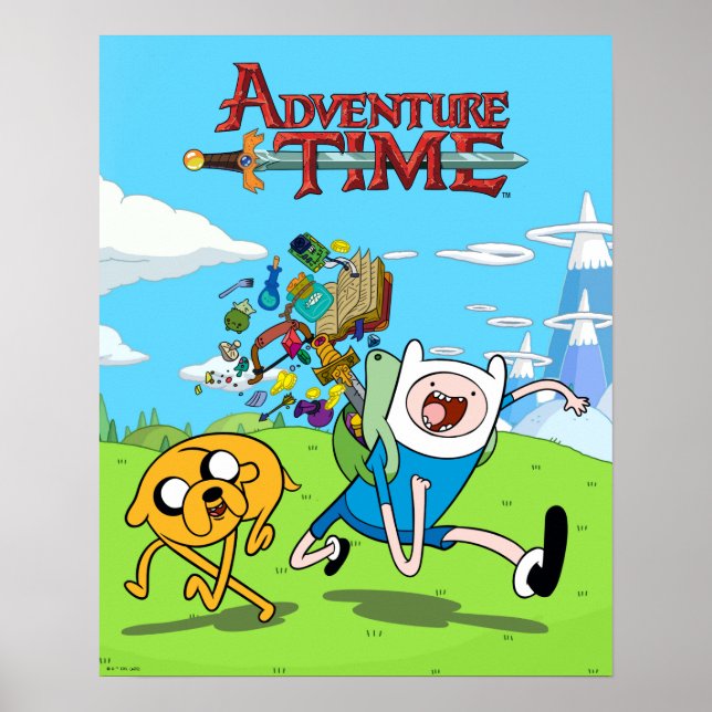 Affiche Temps d'aventure | Sac à dos Finn's Adventure Gear (Devant)