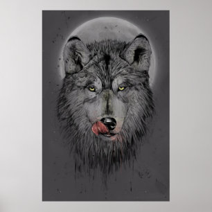 Affiche Temps de dîner (version foncée)