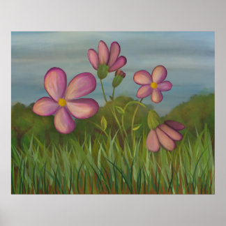 Affiche Temps de Fleur Sauvage