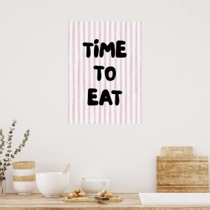Affiche Temps de manger