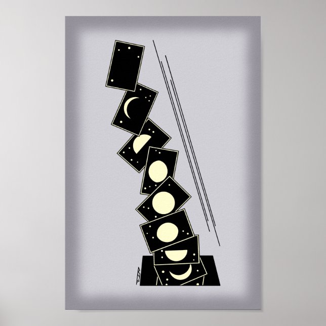 Affiche Temps passant à travers un trou (Devant)