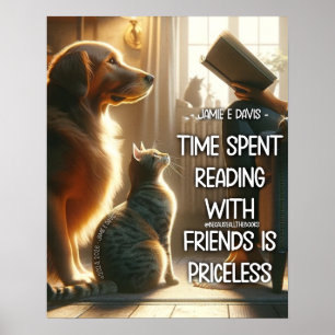 Affiche Temps passé à lire avec des amis