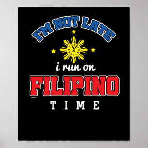 Affiche Temps philippin drôle