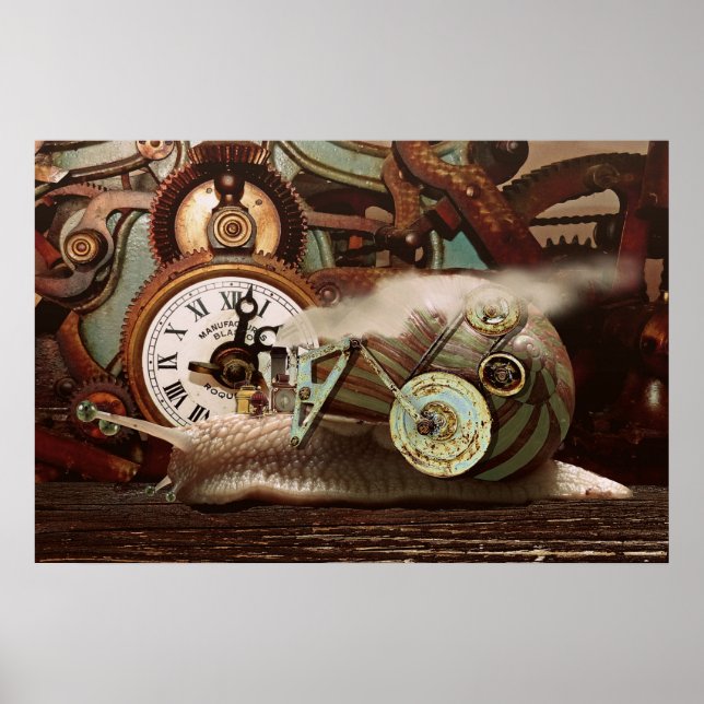 affiche temps steampunk (Devant)