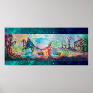 Affiche TEMPTATION Chevalier foncé et le trésor du diable,