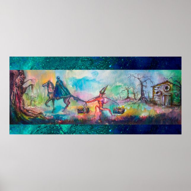 Affiche TEMPTATION Chevalier foncé et le trésor du diable, (Devant)