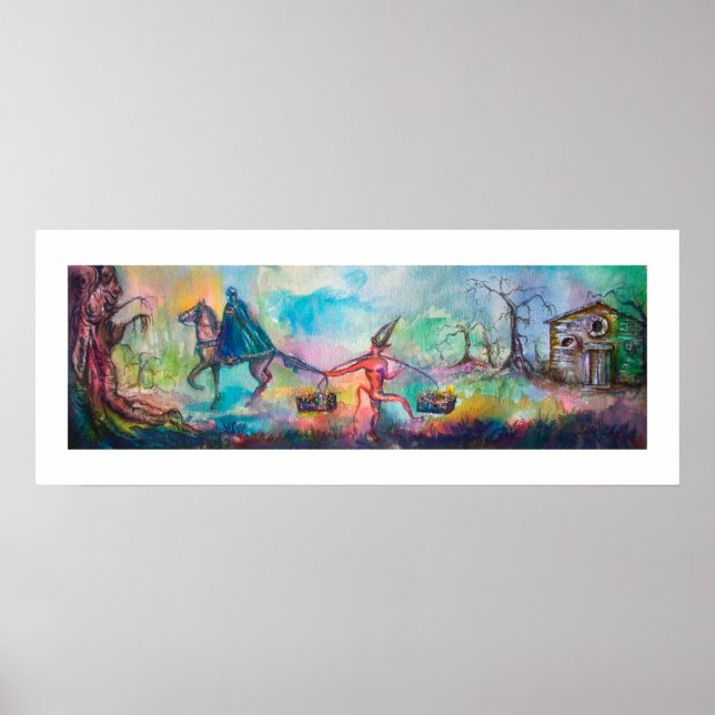 Affiche TEMPTATION Chevalier foncé et le trésor du diable, (Devant)