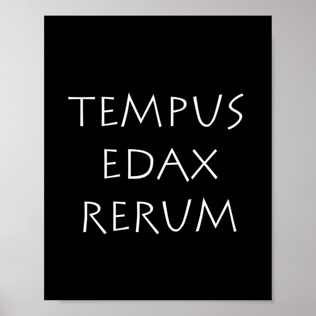 Affiche Tempus edax rerum (Devant)