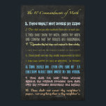 Affiche Ten Commandments<br><div class="desc">Ten Commandments</div>