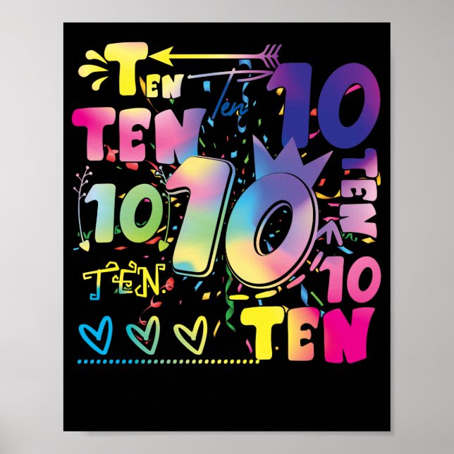 Affiche Ten Years Old 10th Birthday (Devant)