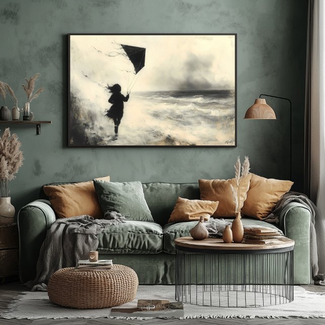 Affiche Tenant le Vent (Créateur téléchargé)