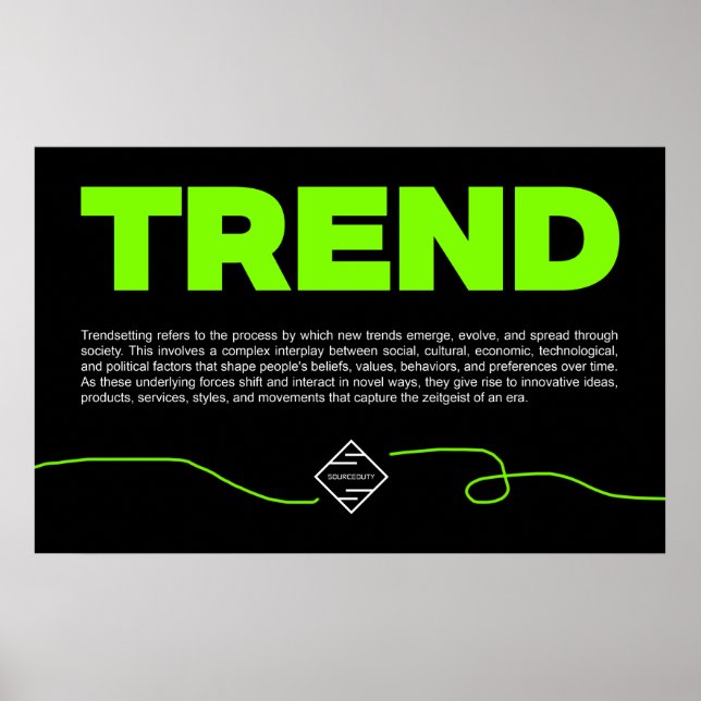 Affiche Tendance (Devant)