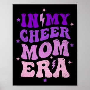 Affiche Tendance à l'ère de ma mère de cheerleading Cheerl