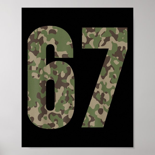 Affiche Tendance Gen Alpha Six Seven 6 7 Mème Cam Multi Ca (Devant)
