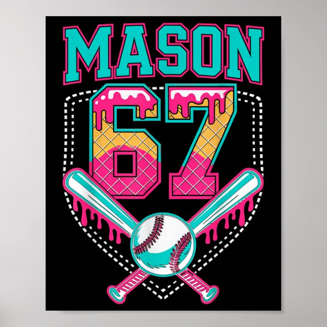 Affiche Tendance Mason 67 Mem Crème Glacée Drip Bysebyll A (Devant)