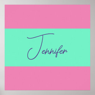 Affiche Tendance Minimaliste Moderne Simple Couleur Pastel