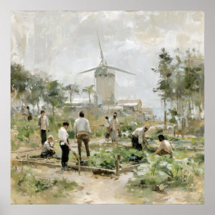 Affiche Tending Tomorrow : Travailler ensemble