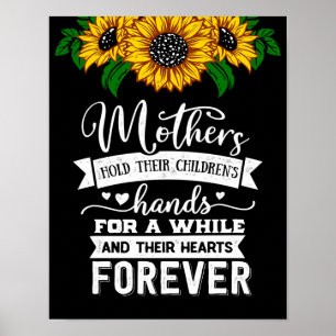 Affiche Tenez leur coeur pour toujours, Maman Idée cadeau