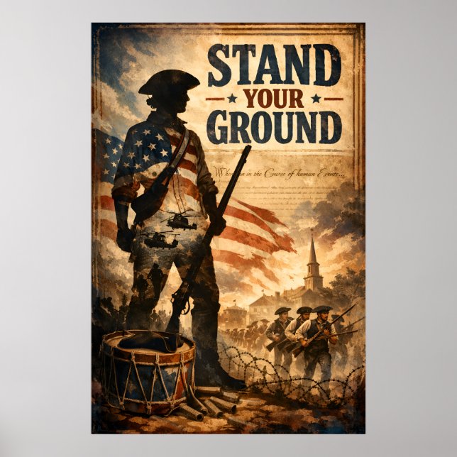 Affiche Tenez votre terrain  (Devant)