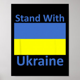 Affiche Tenez-vous avec l'Ukraine