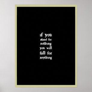 Affiche Tenez-vous pour quelque chose